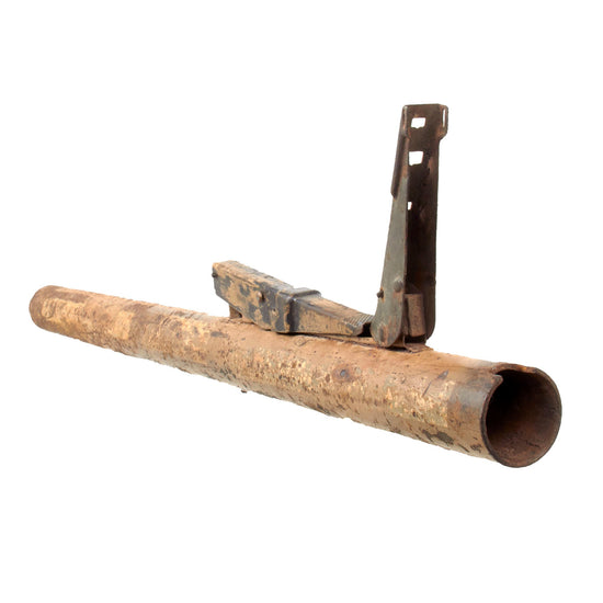 Original German WWII Inert Panzerfaust 60 Anti-Tank Rocket Launcher Tube with Original Paint and Markings Original Items