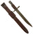 Original Canadian WWI Mk.II Sharpened Ross Rifle Bayonet and Scabbard - Dated 1911 Original Items