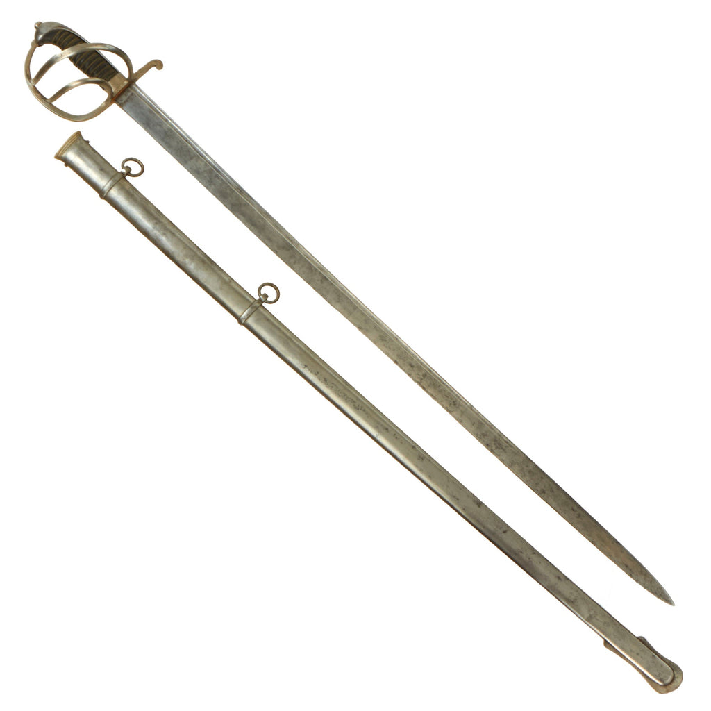 Original Imperial German U.S. Civil War Era Sword by Peter Knecht of Solingen with Scabbard Original Items