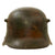 Original Imperial German Splotch Camouflage-Painted M16 Stahlhelm Helmet Shell - Marked “Bell” L64 Original Items