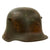 Original Imperial German Splotch Camouflage-Painted M16 Stahlhelm Helmet Shell - Marked “Bell” L64 Original Items