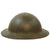 Original U.S. WWI British-Made Mk. I Helmet with Unidentified Insignia - Full Liner and Chinstrap Original Items
