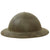 Original U.S. WWI British-Made Mk. I Helmet with Unidentified Insignia - Full Liner and Chinstrap Original Items