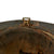 Original French WWI Field-Modified Model 1915 Adrian Helmet in Horizon Blue with Artillery RF Badge 1st Pattern Liner - German Chinstrap Mounts Bent & Attached to Bales Original Items