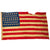 Original U.S. Pre-WWI 1907-1912 46 Star Multi-Piece Cloth National Flag - 37½ x 62” Original Items