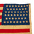 Original U.S. Pre-WWI 1907-1912 46 Star Multi-Piece Cloth National Flag - 37½ x 62” Original Items