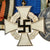 Original German WWI & WWII Era Medal Bar with Iron Cross & 25 Year Faithful Service Medal with Attached Mini-Medal Stickpin Featuring Wound Badge Original Items