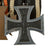 Original German WWI & WWII Era Medal Bar with Iron Cross & 25 Year Faithful Service Medal with Attached Mini-Medal Stickpin Featuring Wound Badge Original Items