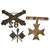 Original U.S. WWI Era Medal & Insignia Lot with Ribbon Bars & Collar Discs - 8 Items Total Original Items