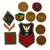 Original U.S. WWI Chevron and Shoulder Sleeve Insignia Patch Lot - 11 Items Total Original Items