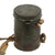Original Imperial German WWI M1917 Ledermaske Gas Mask & Canister with Rare Ersatz Paper-Cloth Carrying Strap - Missing Filter Original Items