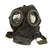 Original Imperial German WWI M1917 Ledermaske Gas Mask & Canister with Rare Ersatz Paper-Cloth Carrying Strap - Missing Filter Original Items