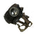 Original Imperial German WWI M1917 Ledermaske Gas Mask & Canister with Rare Ersatz Paper-Cloth Carrying Strap - Missing Filter Original Items