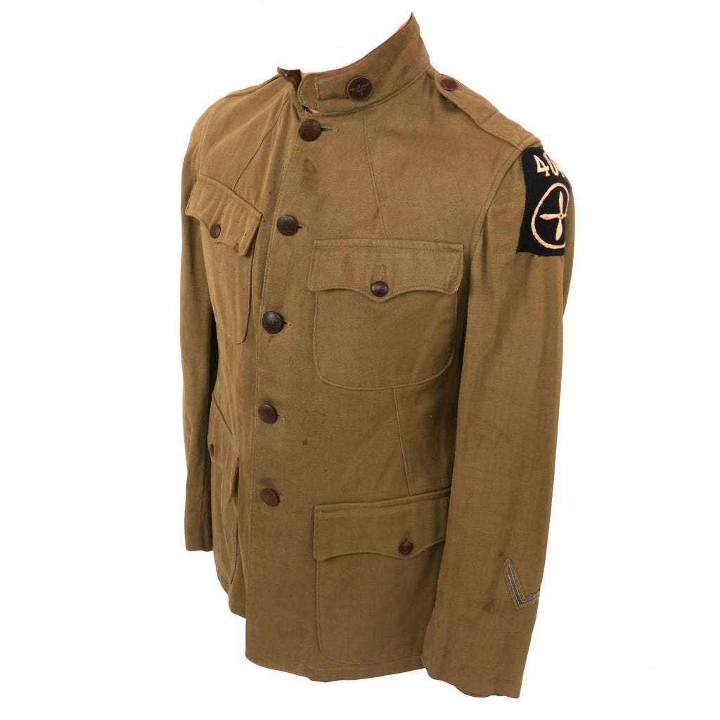 Original U.S. WWI Named 404th Aero Squadron Uniform - Spruce Squadron Original Items