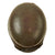 Original German WWII Heer Army M35 Former Double Decal KIA Bullet Damaged Helmet with Replaced 1942 Dated 58cm Liner & Chinstrap - Stamped Q66 Original Items