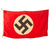Original German WWII Kriegsmarine 80 x 135 cm Naval Jack Flag by G.A. Fröhlichs Sohn A.G. in Sudetenland - Gösch flagge Original Items
