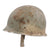 Original Iranian Cold War Era 2nd Pattern M62 Steel Helmet with Liner & Chinstrap - Rare