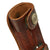 Original U.S. WWII Private Purchase Fighting Knife with Staghorn Pommel & Leather Belt Sheath by Marble Arms of Gladstone, Michigan Original Items