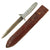 Original U.S. WWII Soldier Cut-Down Rare Everitt Green Handle Knuckle Fighting Knife with Custom Scabbard Original Items