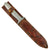 Original U.S. WWII Soldier Cut-Down Rare Everitt Green Handle Knuckle Fighting Knife with Custom Scabbard Original Items