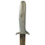 Original U.S. WWII Soldier Cut-Down Rare Everitt Green Handle Knuckle Fighting Knife with Custom Scabbard Original Items