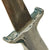 Original U.S. WWII Soldier Cut-Down Rare Everitt Green Handle Knuckle Fighting Knife with Custom Scabbard Original Items