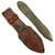 Original U.S. WWII Era EK Style 13 Type I Throwing Knife in Original Leather Sheath by John Ek of Hamden Connecticut Original Items