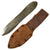 Original U.S. WWII Era EK Style 13 Type I Throwing Knife in Original Leather Sheath by John Ek of Hamden Connecticut Original Items