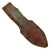 Original U.S. WWII Era EK Style 13 Type I Throwing Knife in Original Leather Sheath by John Ek of Hamden Connecticut Original Items