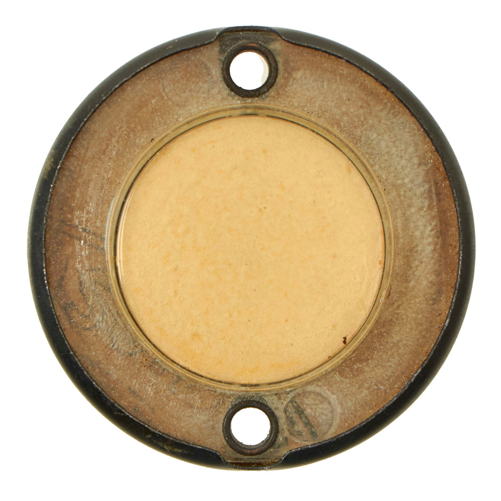 Original U.S. WWII Paratrooper D-Day Normandy Invasion Clip On Luminous Disc Helmet Marker Original Items