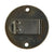 Original U.S. WWII Paratrooper D-Day Normandy Invasion Clip On Luminous Disc Helmet Marker with Original Pouch Original Items