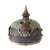 Original Imperial German WWI Prussian Guard Regiment M1915 Infantry EM/NCO Pickelhaube Helmet - Dated 1917 Original Items