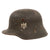 Original German WWII M18 Transitional Heer Army Single Decal Helmet with Relic 58cm Liner - Stamped ET66 Original Items