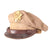Original U.S. WWII USAAF Service-Worn Officer “Flighter” Khaki Crush Cap By Bancroft - Wartime Manufacture Original Items