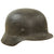 Original German WWII M40 Repainted Helmet with 1940 Dated 56cm Liner - NS64 Original Items
