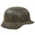 Original German WWII M40 Repainted Helmet with 1940 Dated 56cm Liner - NS64 Original Items