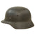 Original German WWII M40 Repainted Helmet with 1940 Dated 56cm Liner - NS64 Original Items