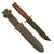 Original U.S. WWII Named Navy Blade-Marked Mark 2 KA-BAR Fighting Knife by CAMILLUS with U.S.N. MK2 Scabbard Original Items