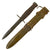 Original U.S. WWII M4 Bayonet for the M1 Carbine by CASE with M8A1 Scabbard by Victory Plastics Original Items