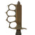 Original U.S. WWI Model 1918 Mark I Trench Knife by L. F. & C. with Correct Steel Scabbard - Missing Prongs Original Items