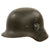 DRAFT Original German WWII Extra Small Heer M35 Double Decal Helmet with 1937 Dated 53cm Liner & Chinstrap - Stamped ET60 (Copy) Original Items