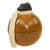 Original Japanese WWII Type 4 Ceramic Inert Hand Grenade in Glaze Brown with Replacement Fuze Assembly Original Items