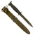 Original U.S. Vietnam War Era Imperial M-7S Survival Knife Made from Left Over Parts with M8A1 Scabbard Original Items