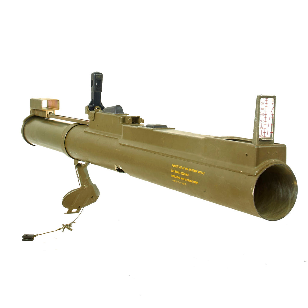 Original U.S. Invasion of Grenada Era Inert M72A3 Light Anti-Armor Weapon “LAW” Tube Original Items