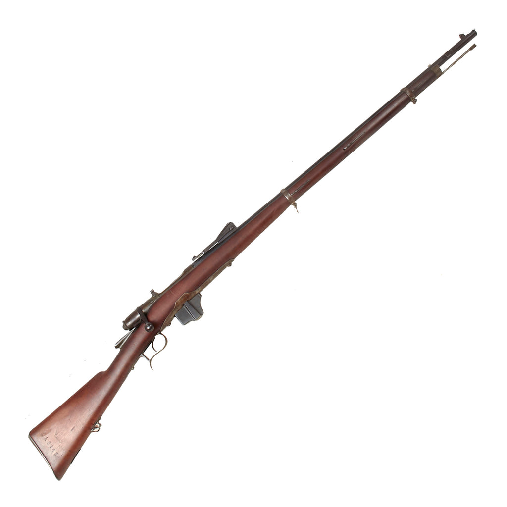 Original Italian Vetterli-Vitali M1870/87 10.4mm Infantry Rifle by Terni with Flame Figured Stock dated 1884 - Serial KA 3763 Original Items