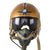 Original U.S. Navy USN Late 1950s APH-5 Flight Helmet Shell by MSA with Damaged Adjustable Visor & MS-22001 Oxygen Mask Original Items