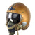 Original U.S. Navy USN Late 1950s APH-5 Flight Helmet Shell by MSA with Damaged Adjustable Visor & MS-22001 Oxygen Mask Original Items
