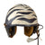Original U.S. Named Gulf War Era Zebra Pattern-Painted CVC T56-6 Tanker Helmet with SA-1552/G Transceiver Original Items