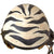Original U.S. Named Gulf War Era Zebra Pattern-Painted CVC T56-6 Tanker Helmet with SA-1552/G Transceiver Original Items