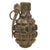 Original French WWII F1 Hand Grenade with Mle 1935 Fuze - Inert Original Items
